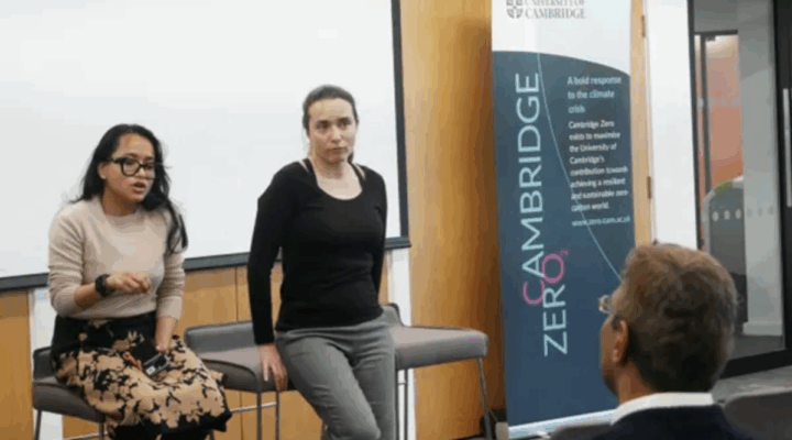 Dr Ronita Bardhan, Dr Lia Chatzidiakou, Credit: Cambridge Zero.